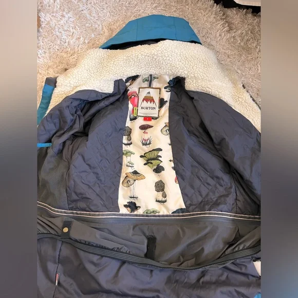 Burton Ski Snowboard Winter Jacket Small Blue - Picture 2 of 9